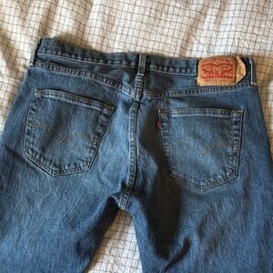 Levi's Men's Classic 501 Indigo Straight Jeans 34 x 32